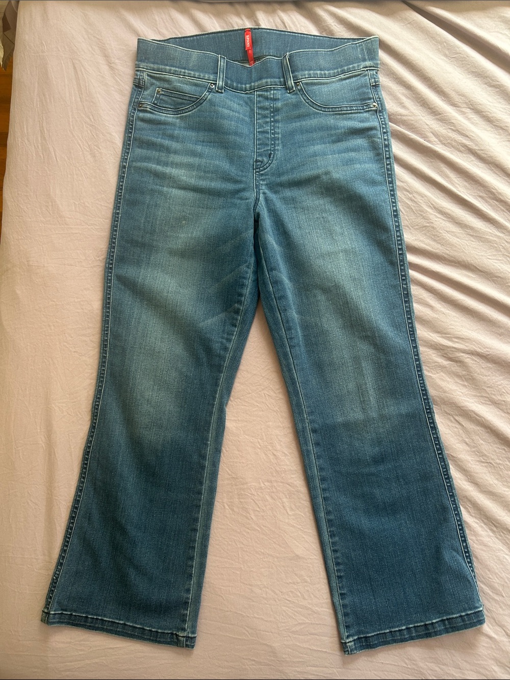 SPANX Medium Blue Flare Jeans